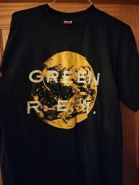 Vintage R.E.M. Green T-shirt 1989, Size XL